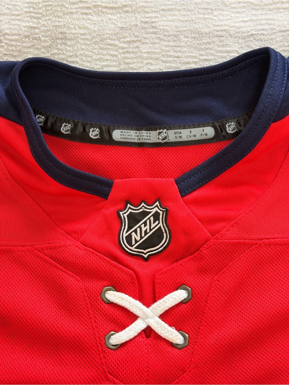 Florida Panthers Kids Red NHL Hockey Jersey Size S/M HUBERDEAU - Picture 7 of 10